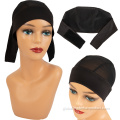 Wig Cap With Headband Attachment Breathable Stretch Adjustable Strap Mesh Headband Wig Caps Factory